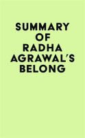 Summary_of_Radha_Agrawal_s_Belong