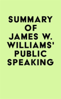 Summary_of_James_W__Williams_s_Public_Speaking