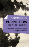 A_Joosr_Guide_to____Purple_Cow_by_Seth_Godin
